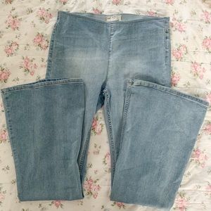 Free People Penny Pull-On Flare Jeans Size 32